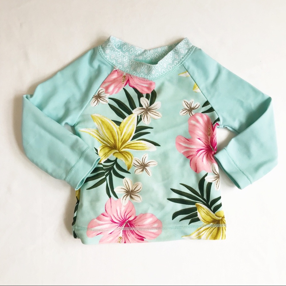 6/$20 CARTERS Baby Tropical Rash Guard